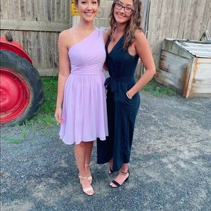 Lilac bridesmaid dress- Size 4